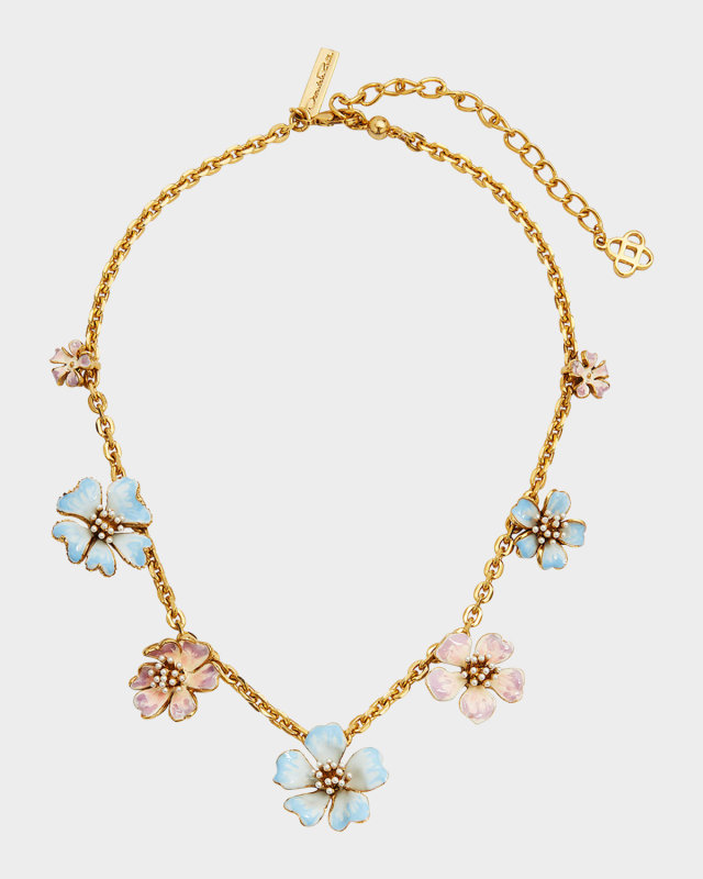 Flower Station Necklace